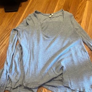 Free people waffle sweater